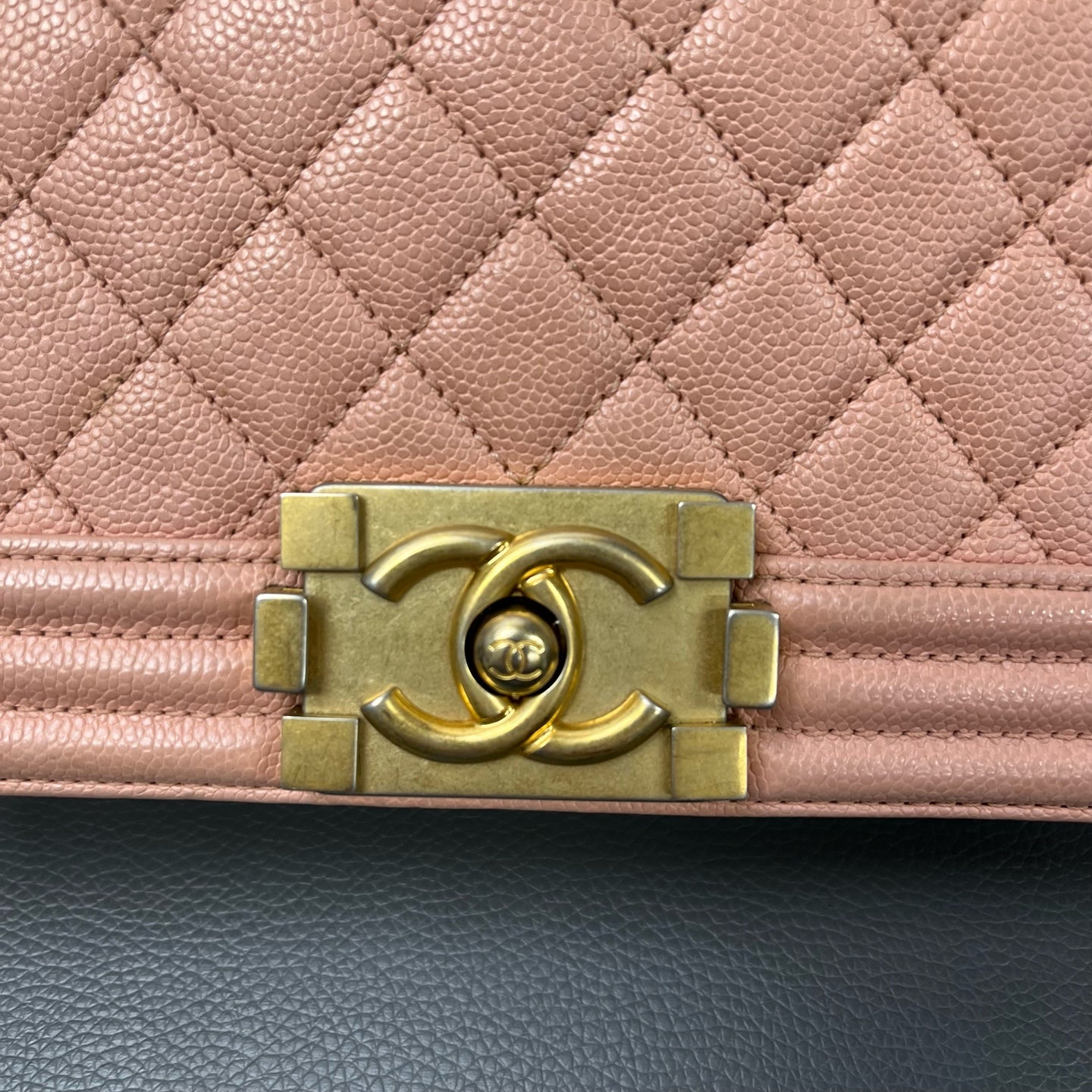 Chanel - Boy - Leather - Pink - (Small)