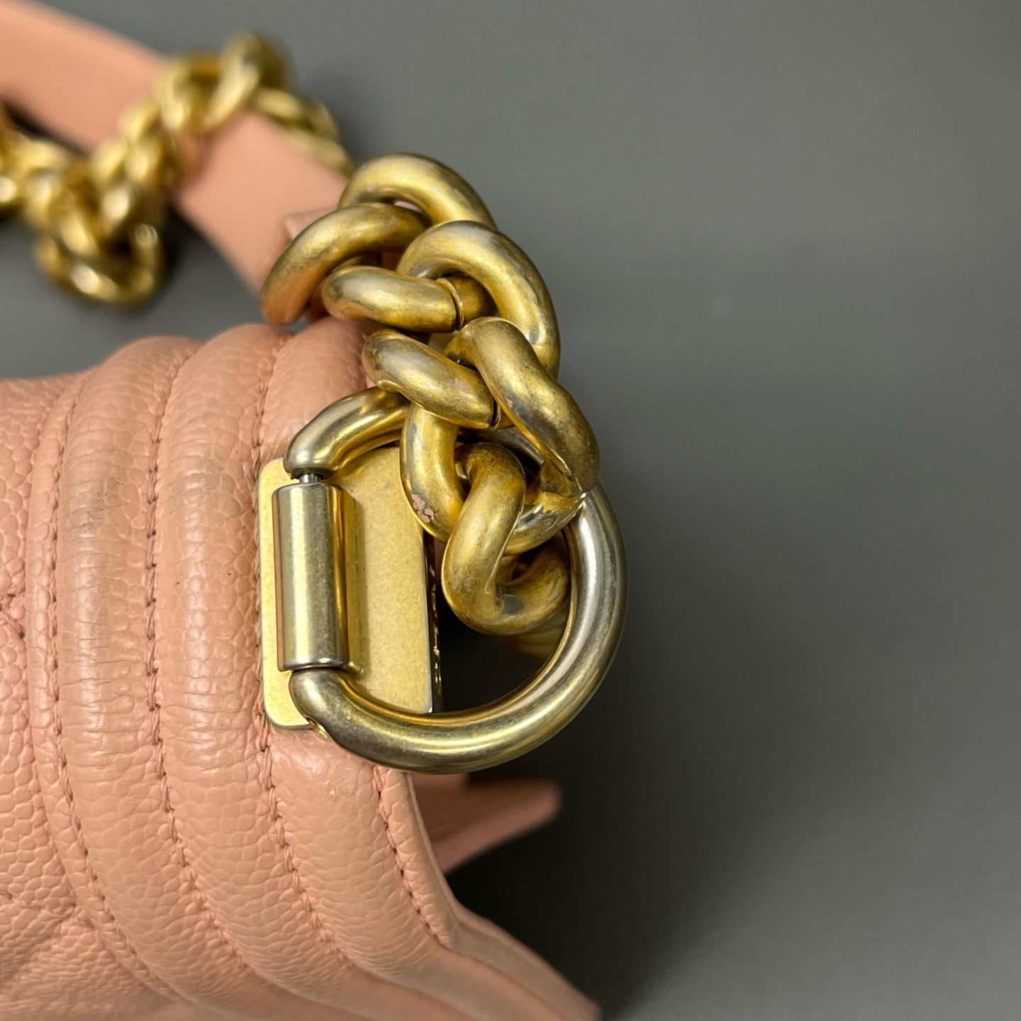 Chanel - Boy - Leather - Pink - (Small)