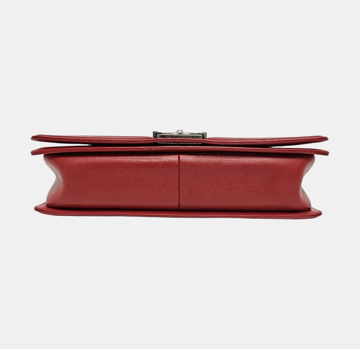 Chanel - Boy - Leather - Red - (large)