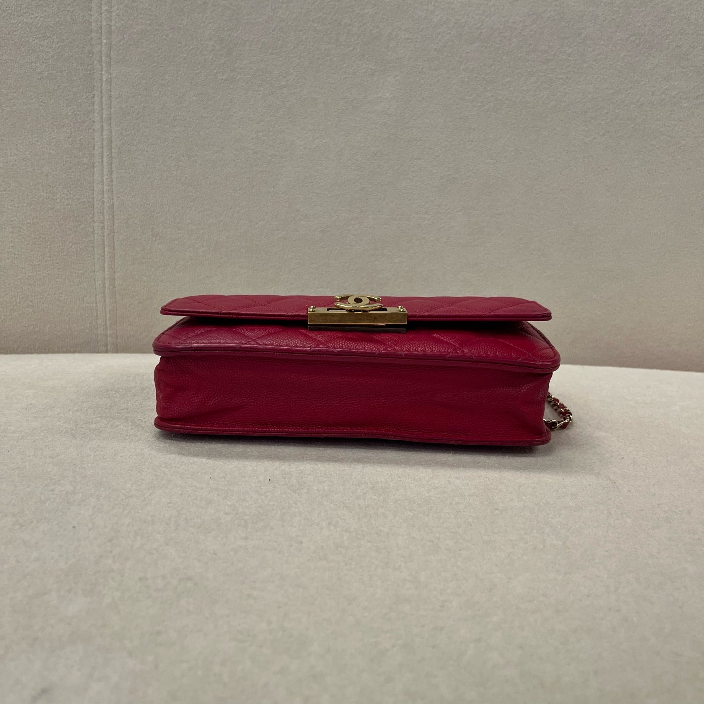 Chanel - Boy - Leather - Red - (mini)