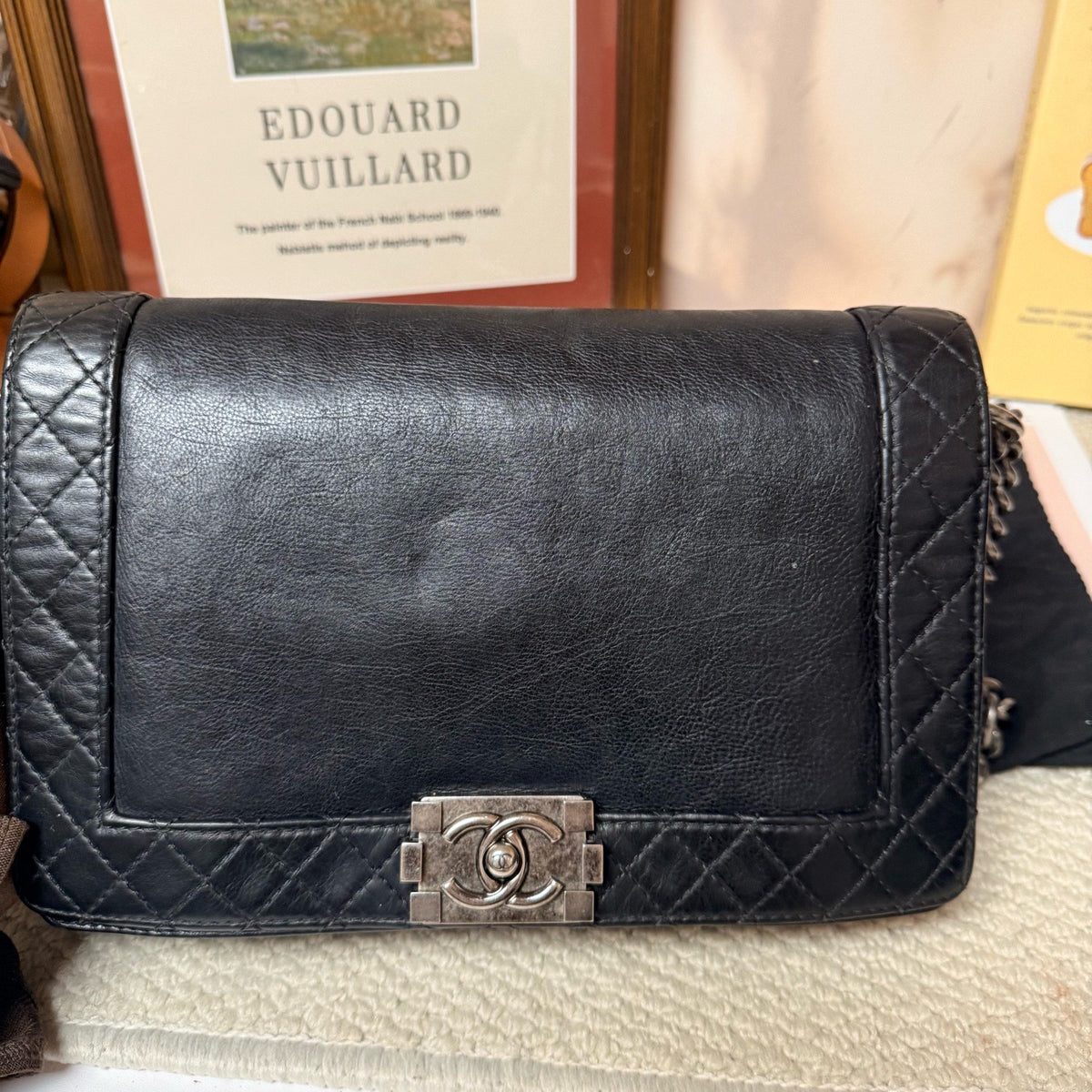 Chanel - Boy Medium - Leather - Black - (medium)