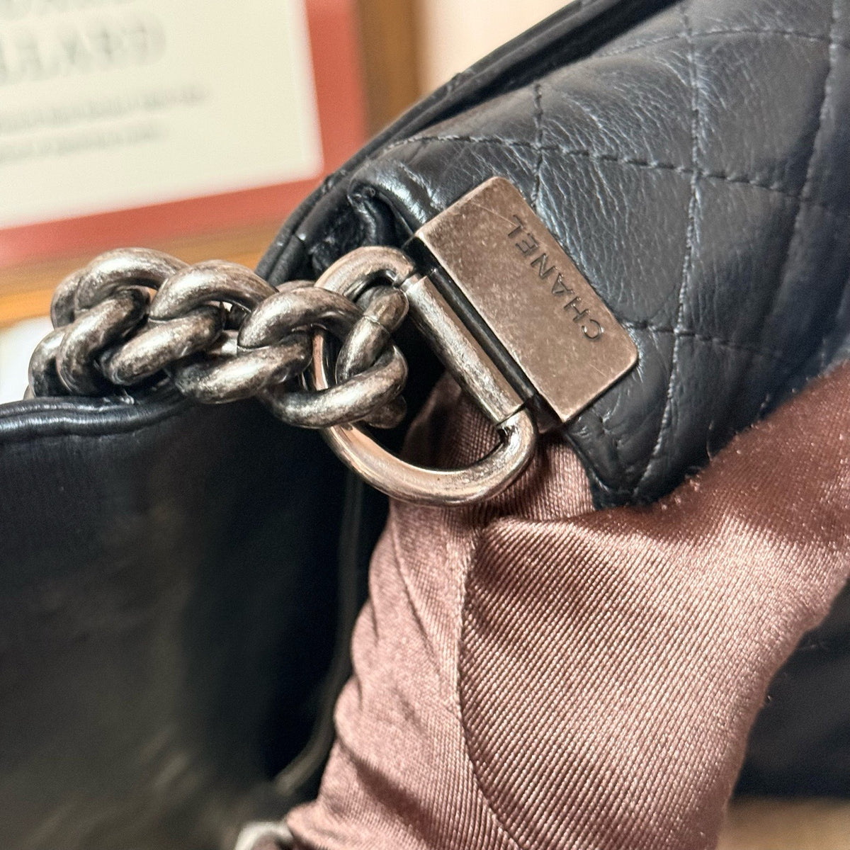 Chanel - Boy Medium - Leather - Black - (medium)