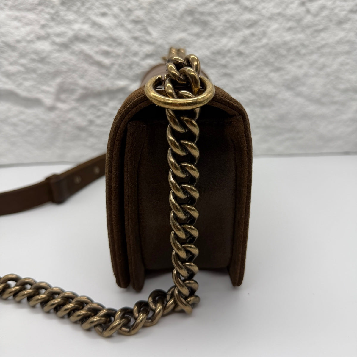 Chanel - Boy Small - Leather - Brown - (small)