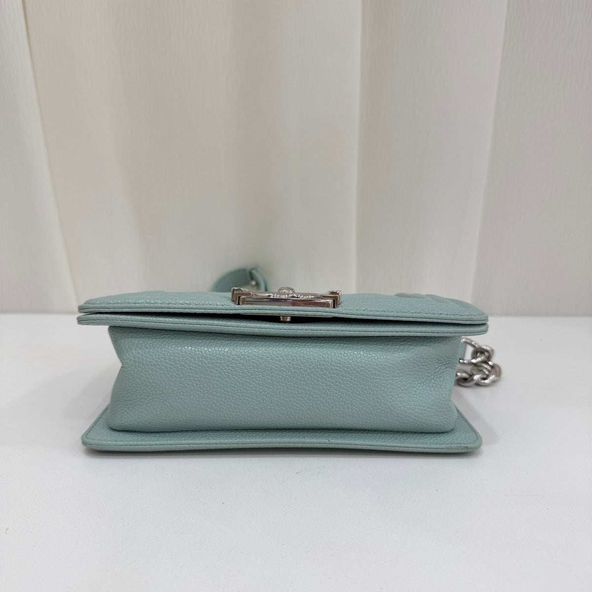 Chanel - Boy Small - Leather - Green - (Small)