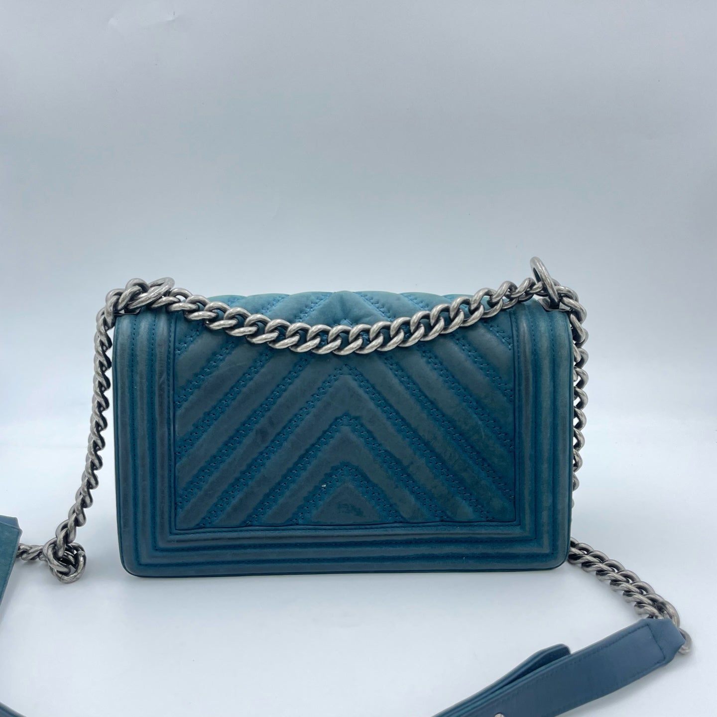 Chanel - Boy - Suede - Green - (medium)