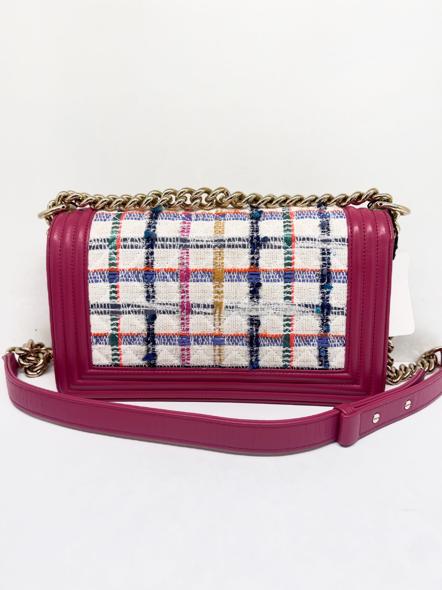 Chanel - Boy - Tweed - Pink - (medium)