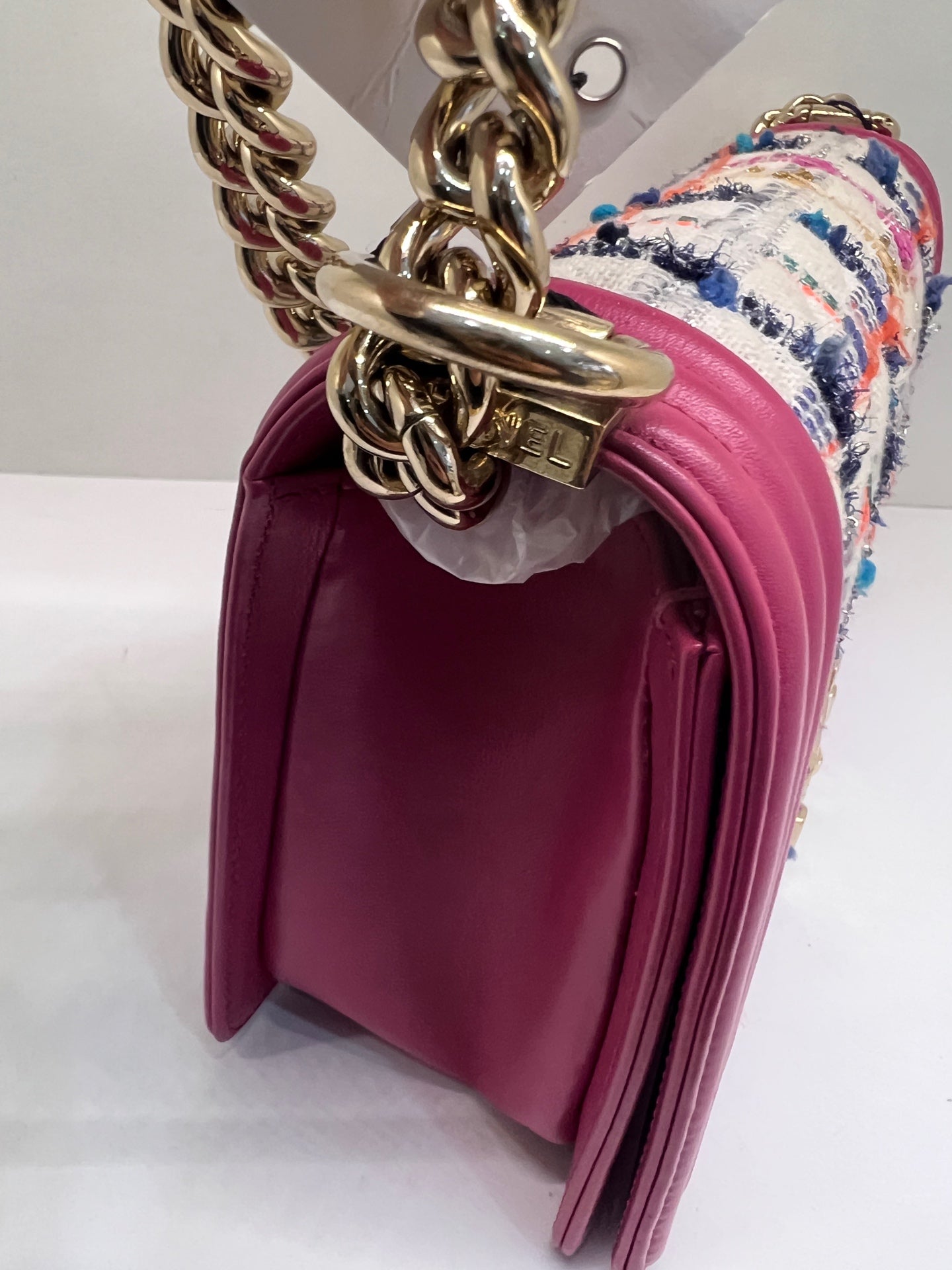 Chanel - Boy - Tweed - Pink - (medium)