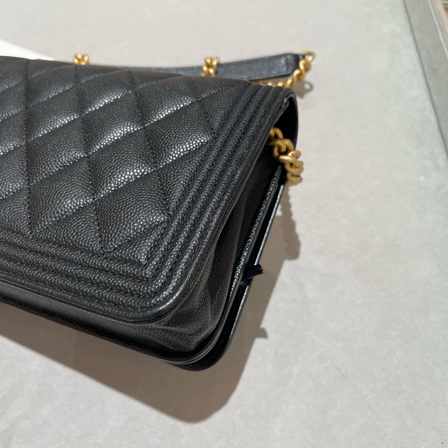 Chanel - Boy WOC - Leather - Black