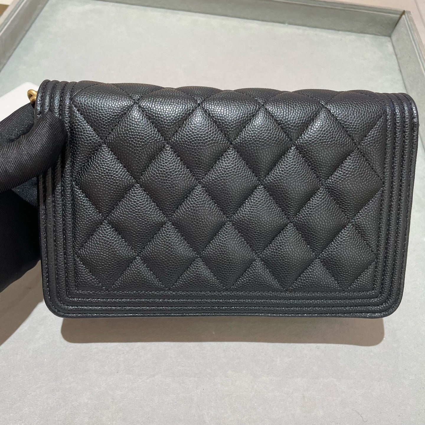 Chanel - Boy WOC - Leather - Black