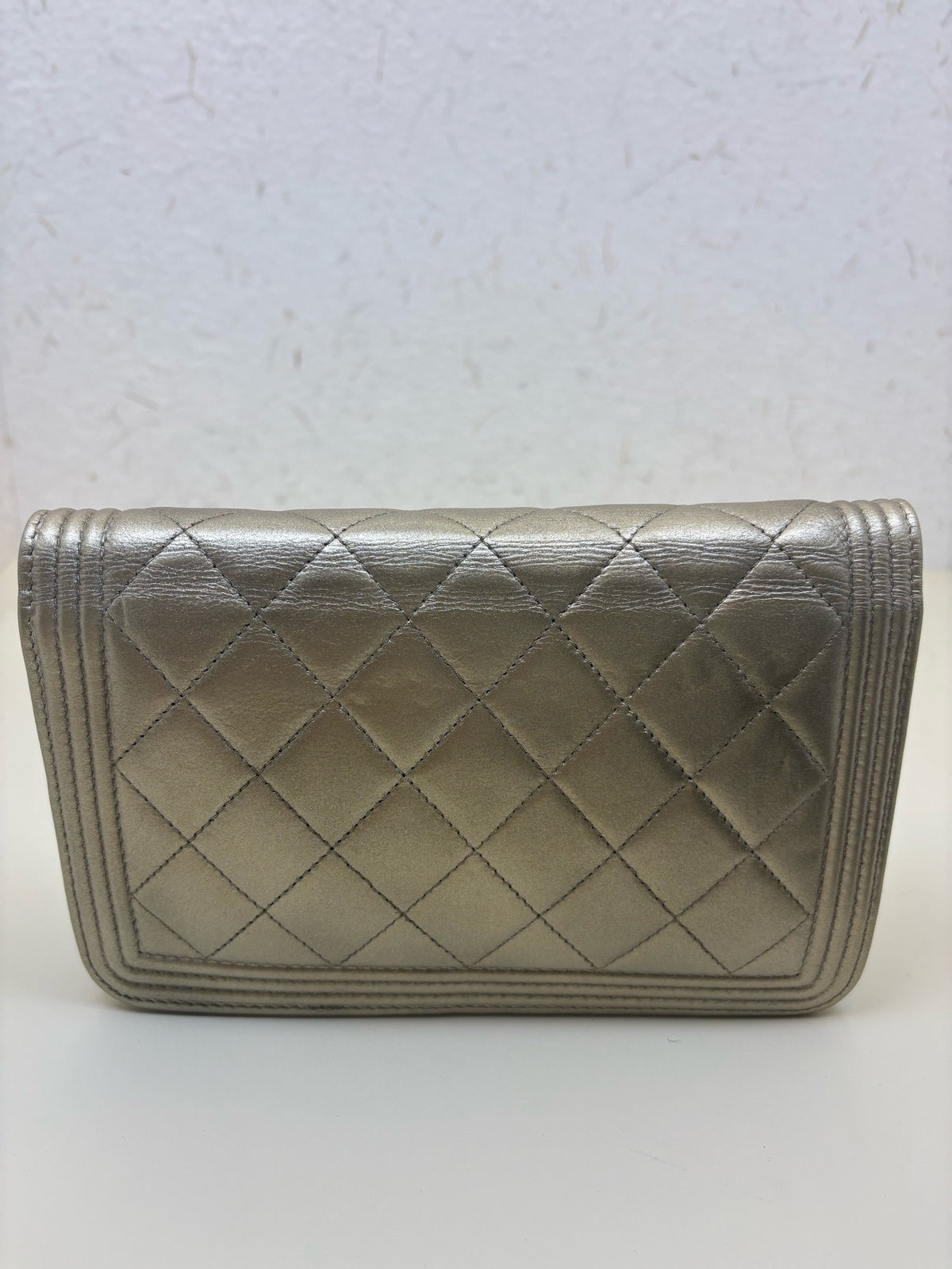 Chanel - Boy WOC 18 cm - Leather - Gold - (small)