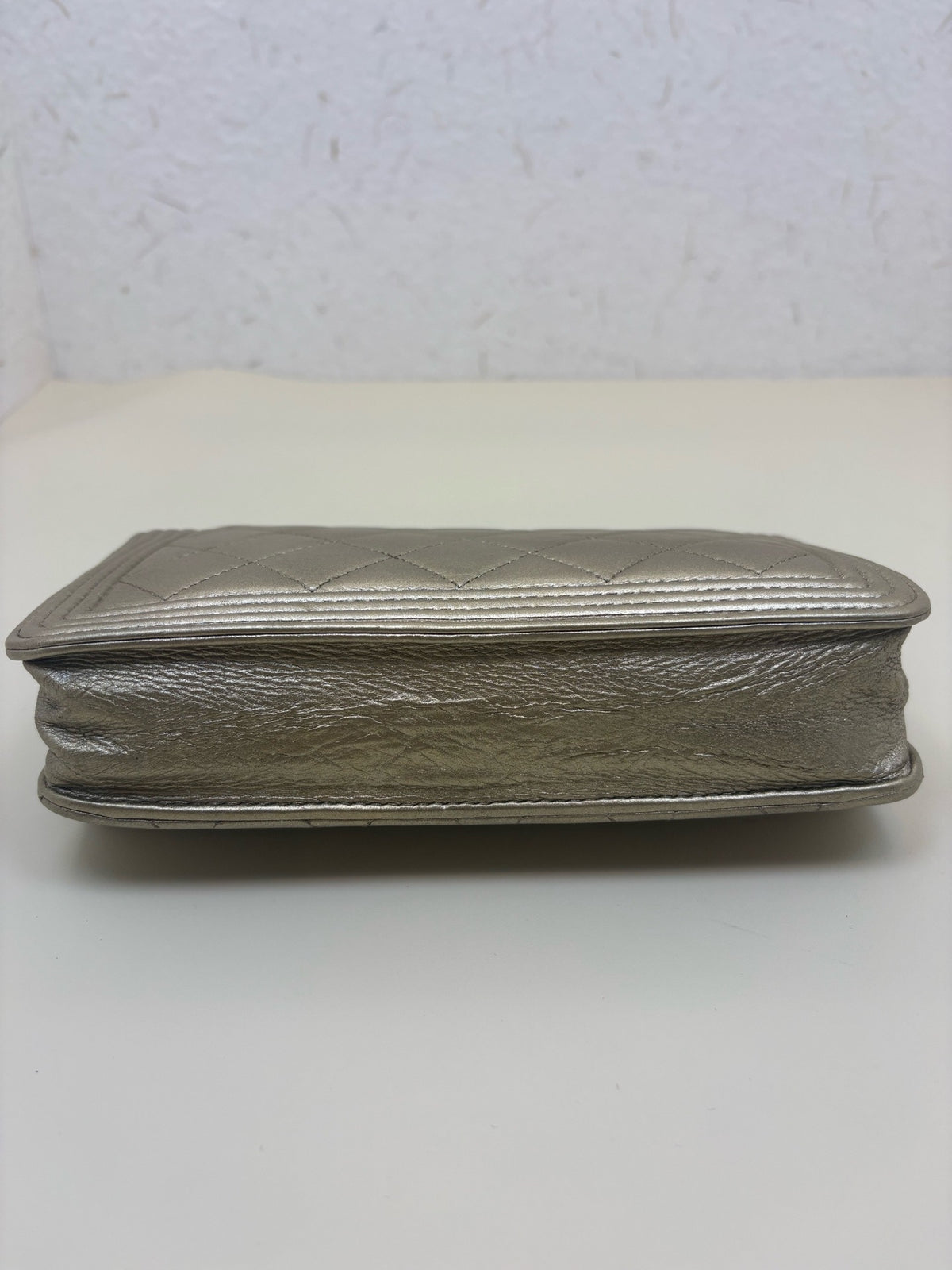 Chanel - Boy WOC 18 cm - Leather - Gold - (small)
