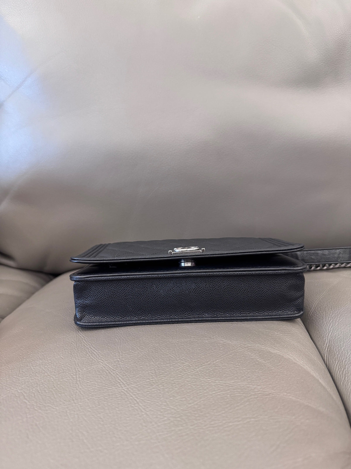 Chanel - Boy WOC - Leather - Black