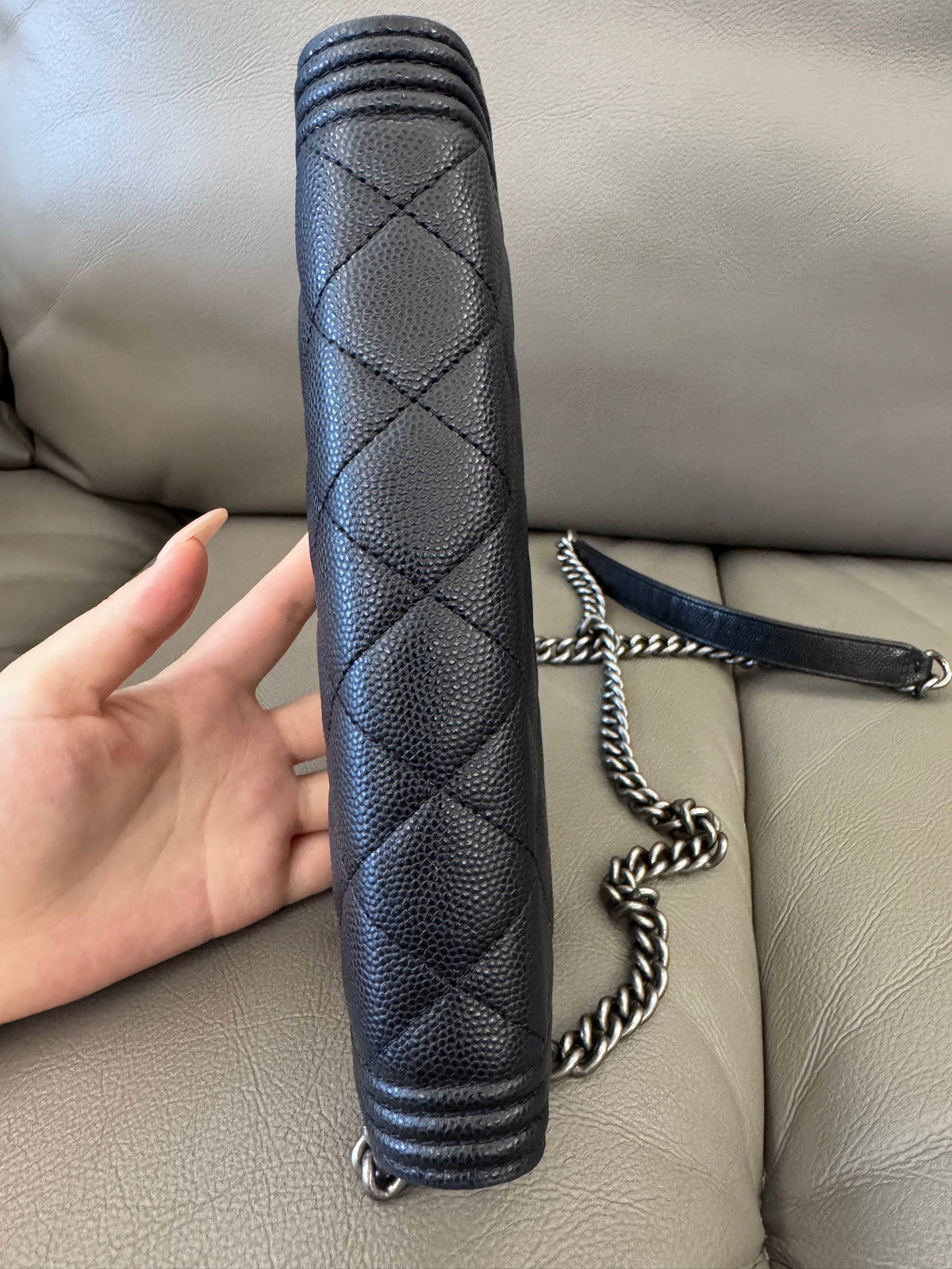 Chanel - Boy WOC - Leather - Black