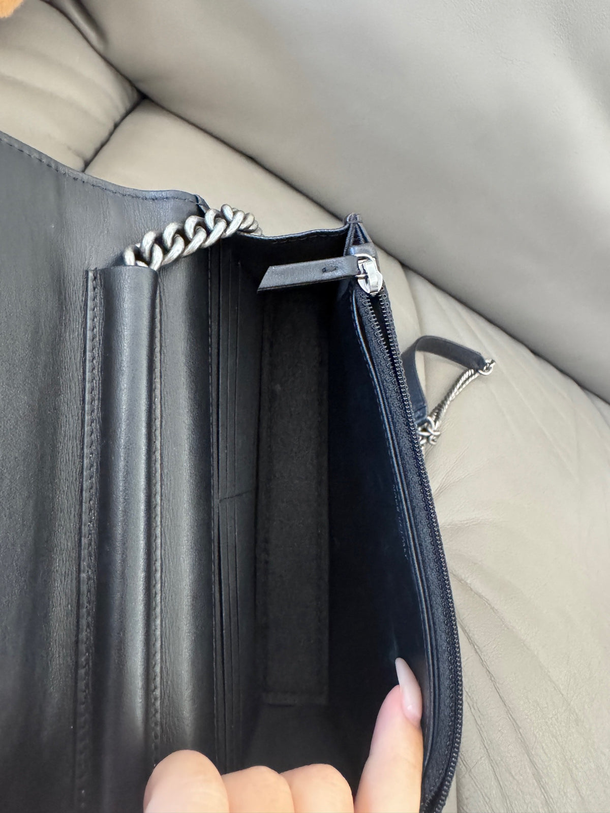 Chanel - Boy WOC - Leather - Black