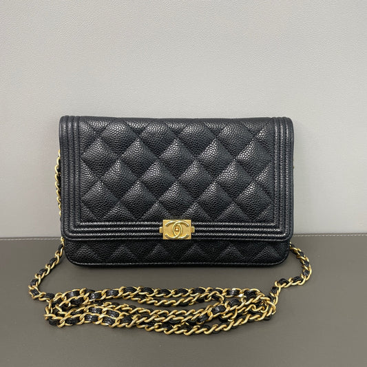 Chanel - Boy WOC - Leather - Black - (mini)