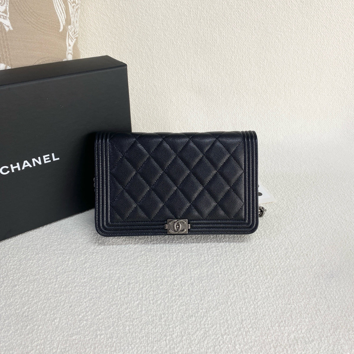 Chanel - Boy WOC - Leather - Black - (mini)
