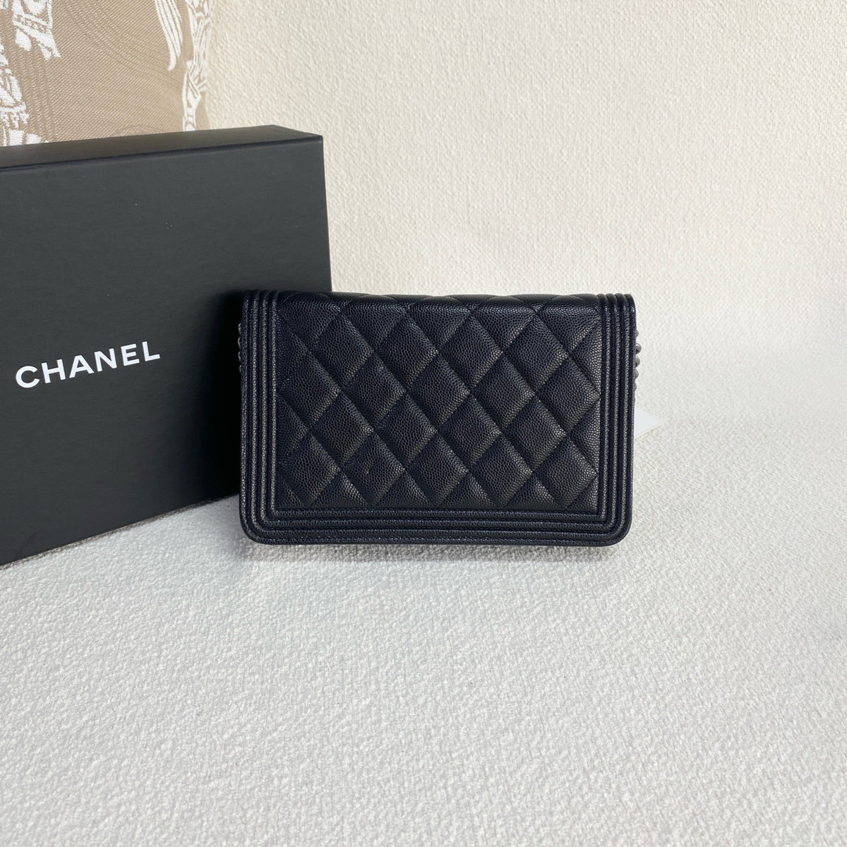 Chanel - Boy WOC - Leather - Black - (mini)