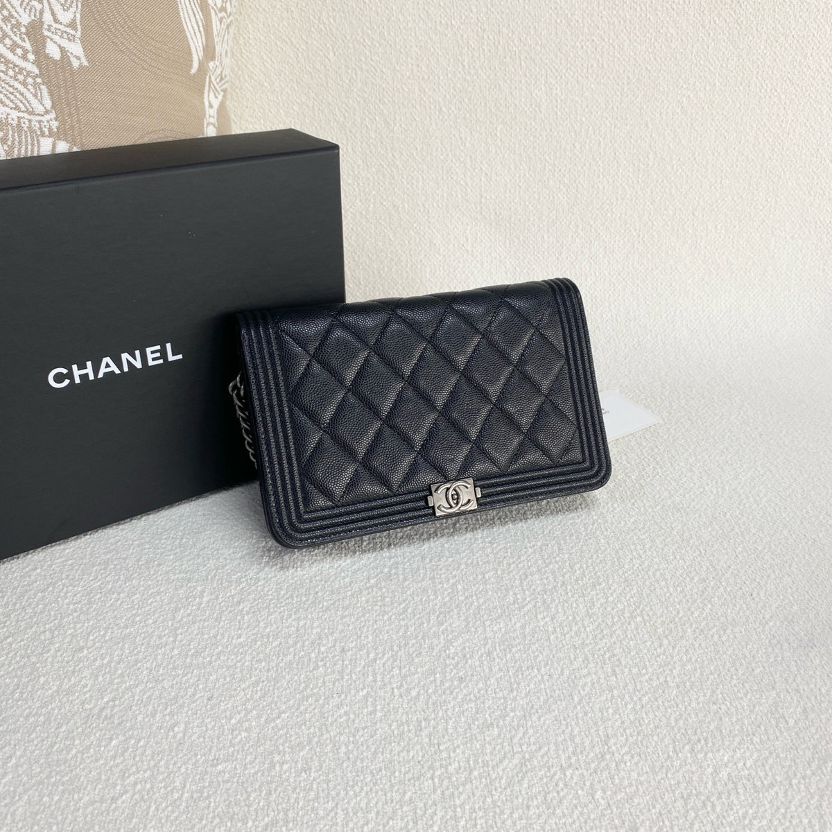 Chanel - Boy WOC - Leather - Black - (mini)
