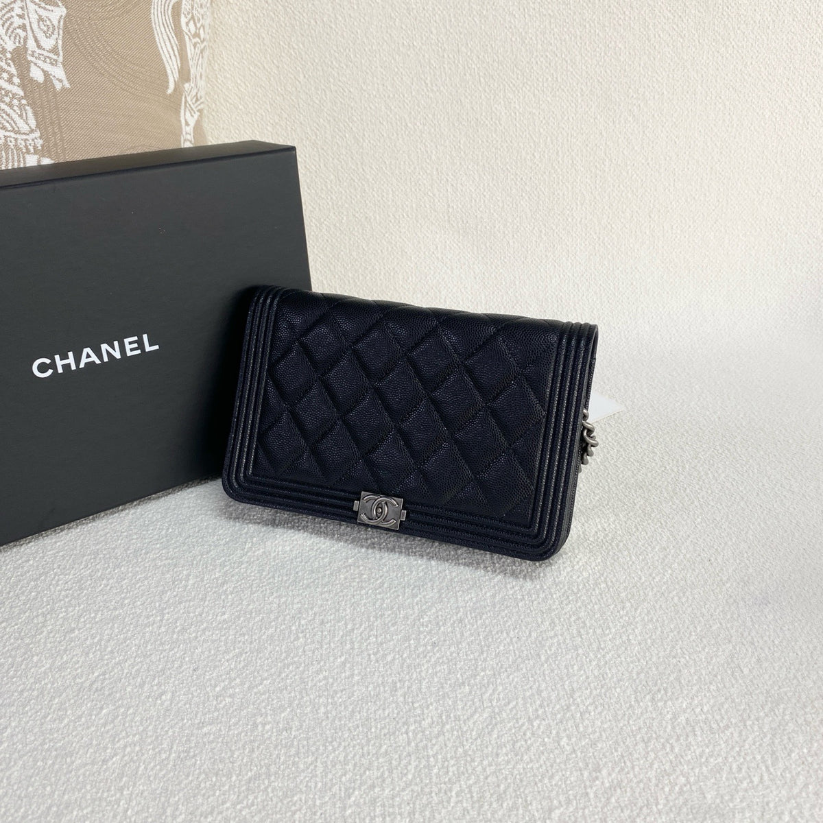 Chanel - Boy WOC - Leather - Black - (mini)
