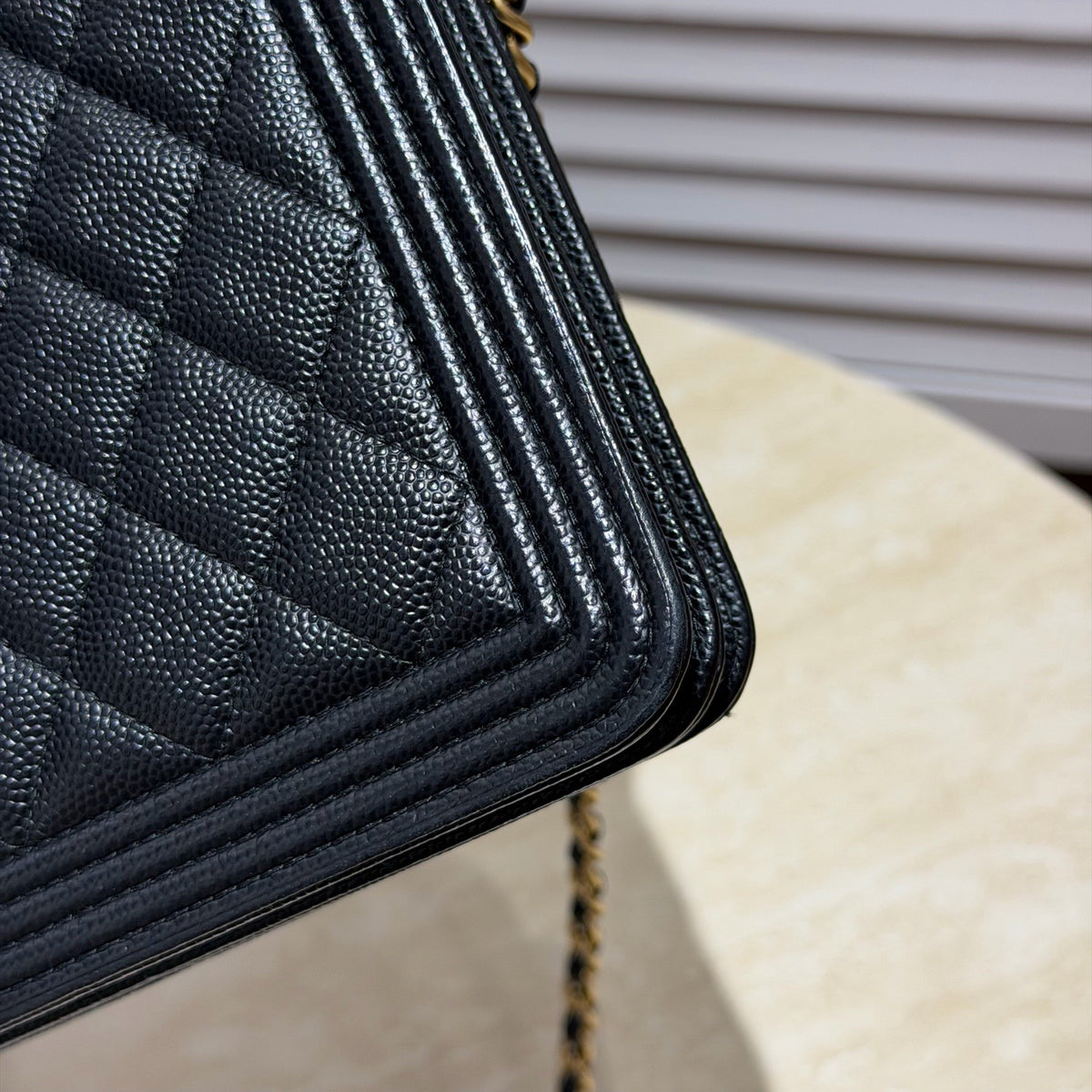 Chanel - Boy WOC - Leather - Black - (small)