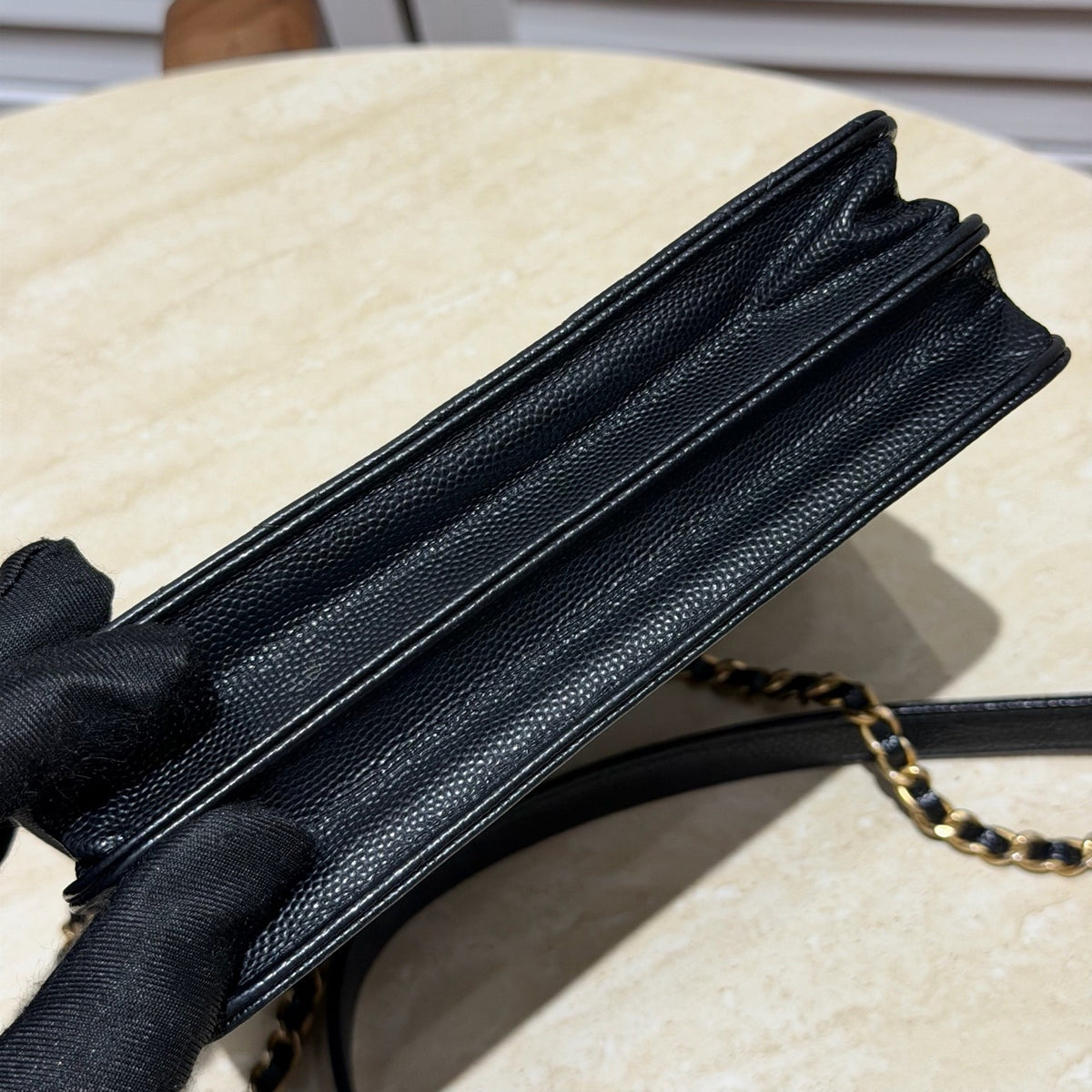 Chanel - Boy WOC - Leather - Black - (small)