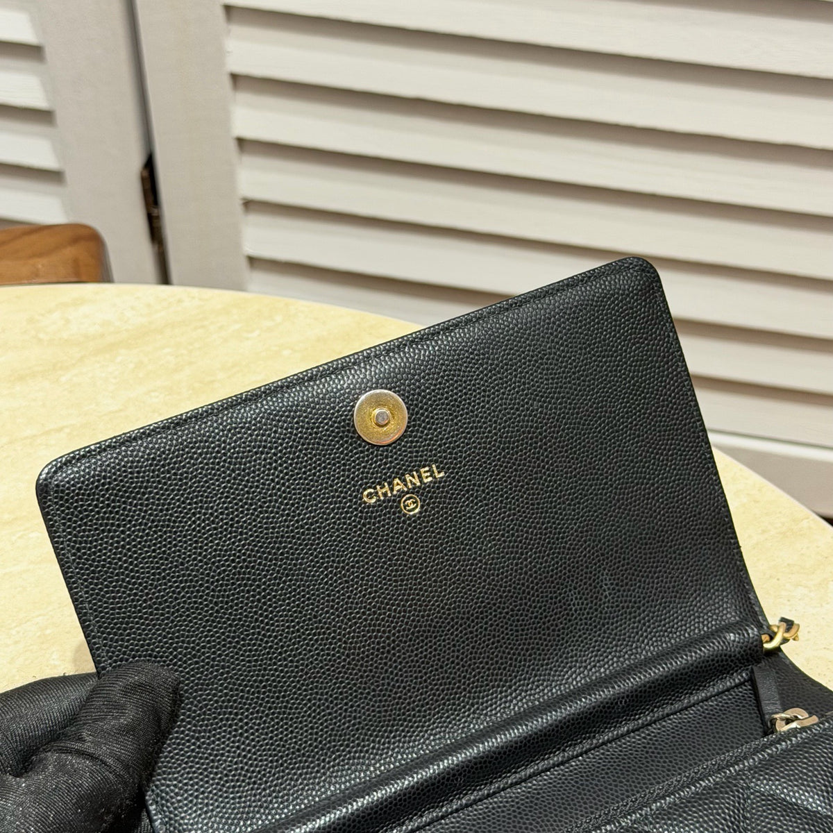 Chanel - Boy WOC - Leather - Black - (small)