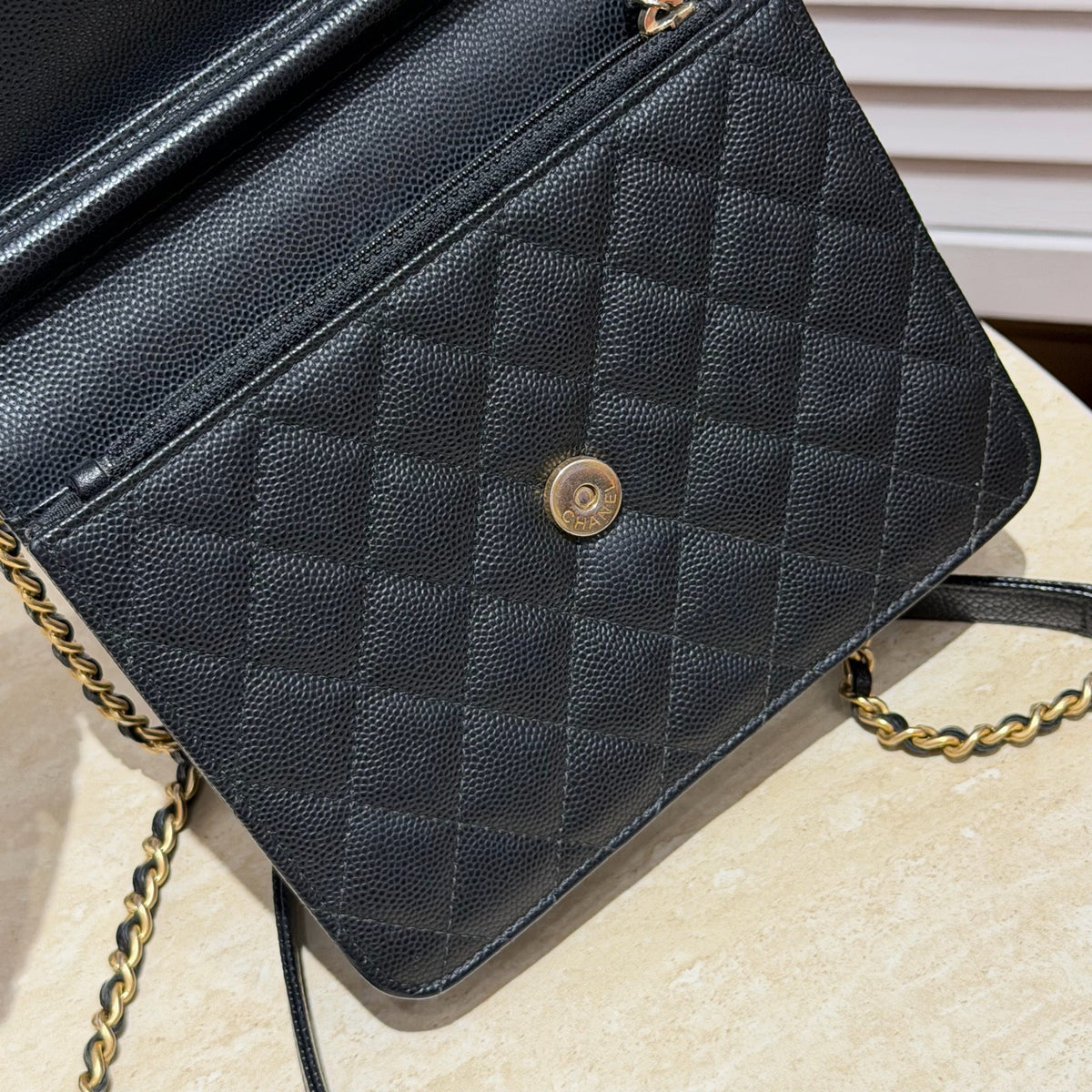 Chanel - Boy WOC - Leather - Black - (small)