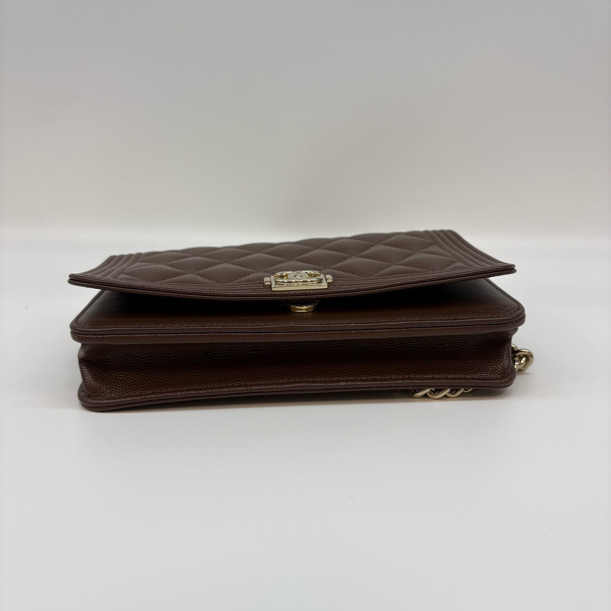 Chanel - Boy WOC - Leather - Brown - (mini)