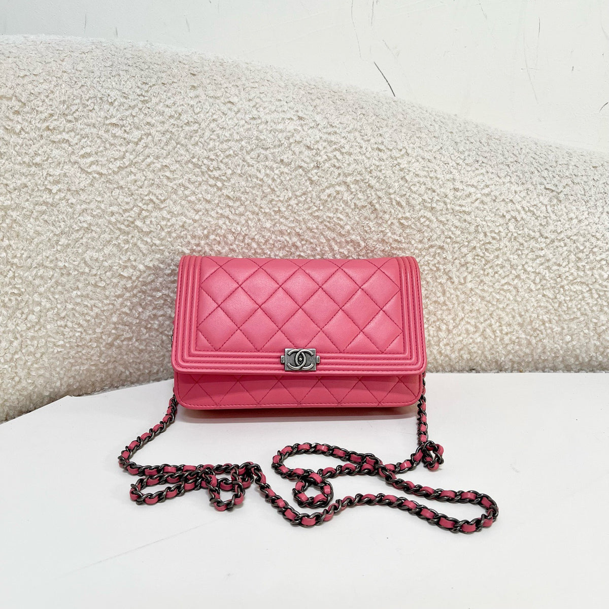 Chanel - Boy WOC - Leather - Pink - (small)