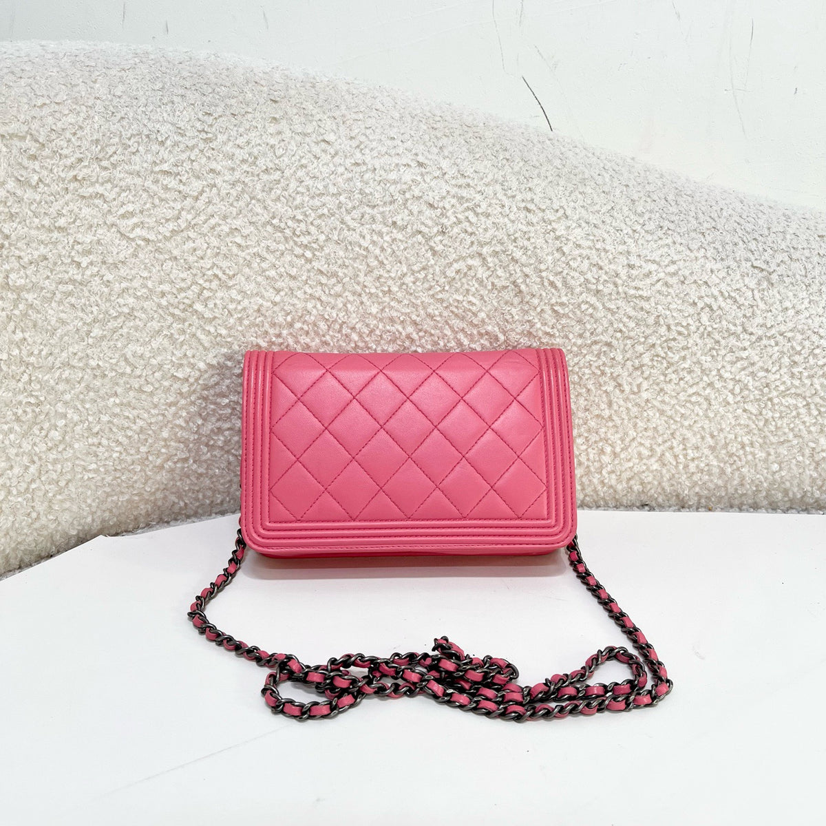 Chanel - Boy WOC - Leather - Pink - (small)