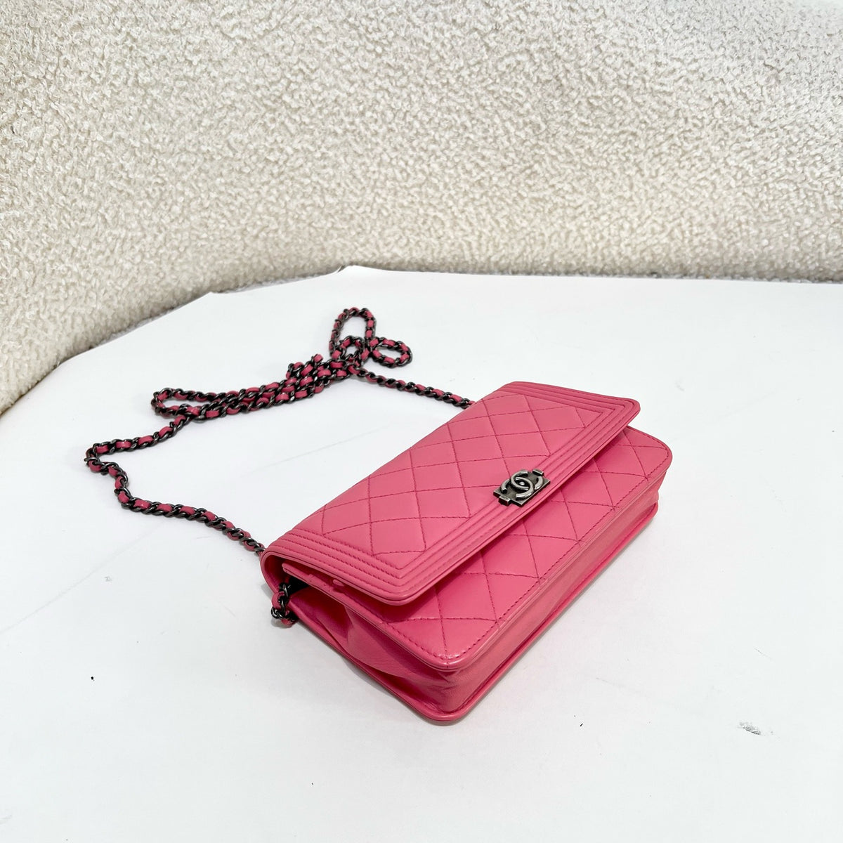 Chanel - Boy WOC - Leather - Pink - (small)