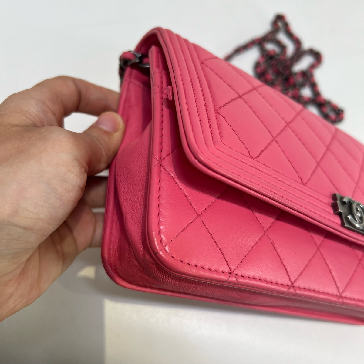 Chanel - Boy WOC - Leather - Pink - (small)