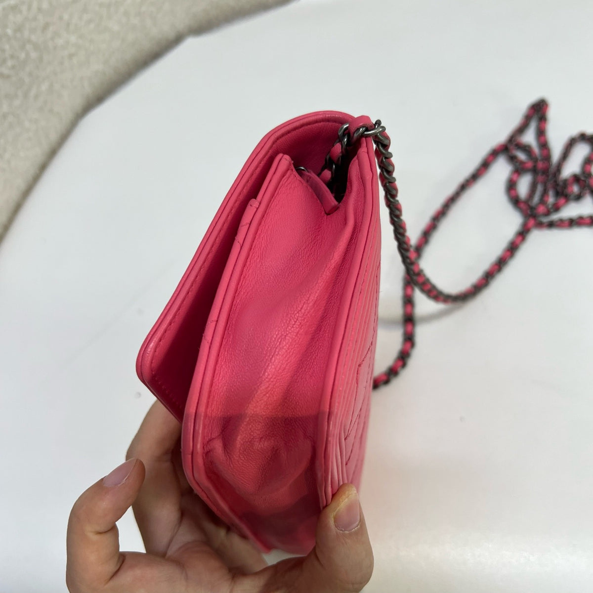 Chanel - Boy WOC - Leather - Pink - (small)