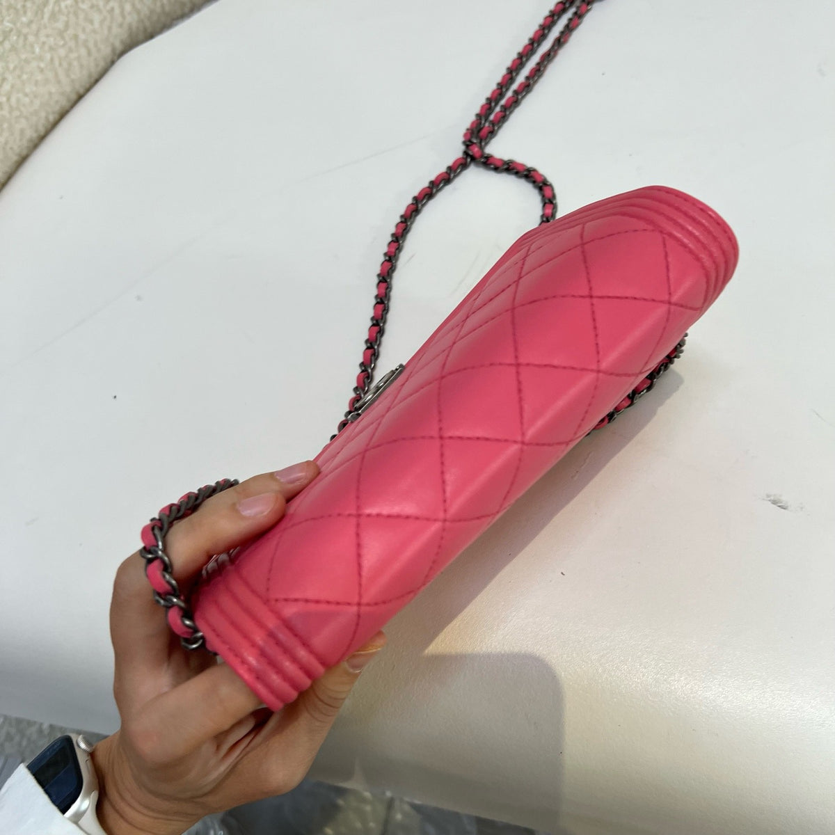 Chanel - Boy WOC - Leather - Pink - (small)