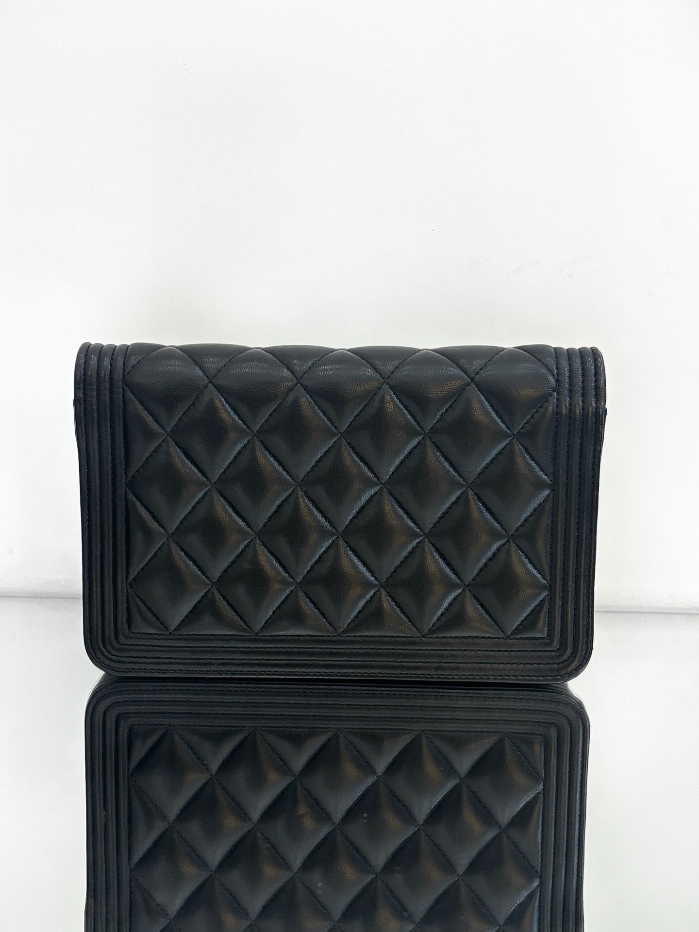 Chanel - Boy WOC (Wallet on Chain) - Lambskin leather - Black - (Mini)