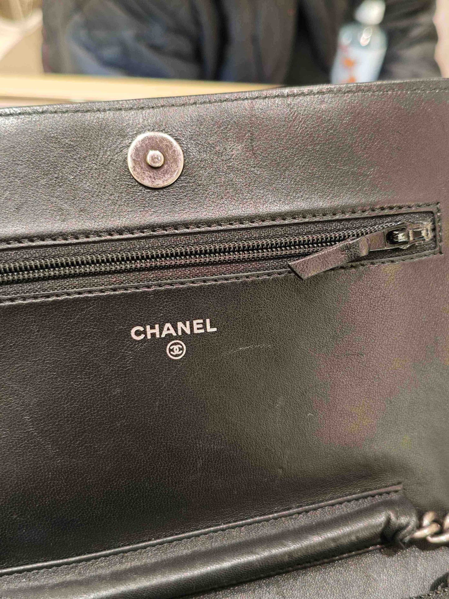 Chanel - Boy WOC (Wallet on Chain) - Lambskin leather - Black - (Mini)