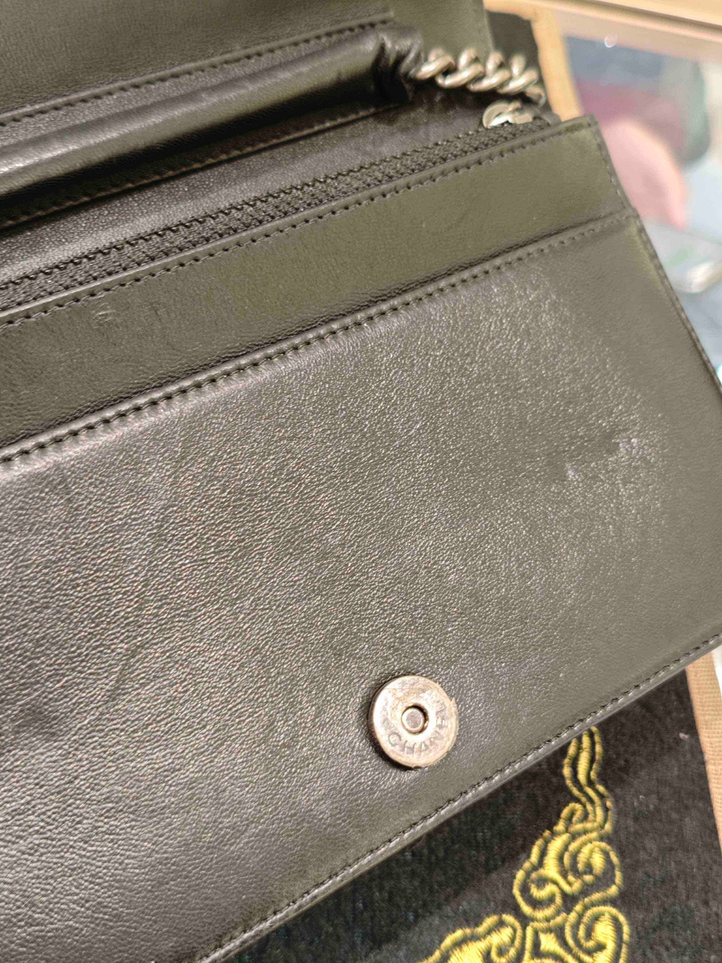Chanel - Boy WOC (Wallet on Chain) - Lambskin leather - Black - (Mini)