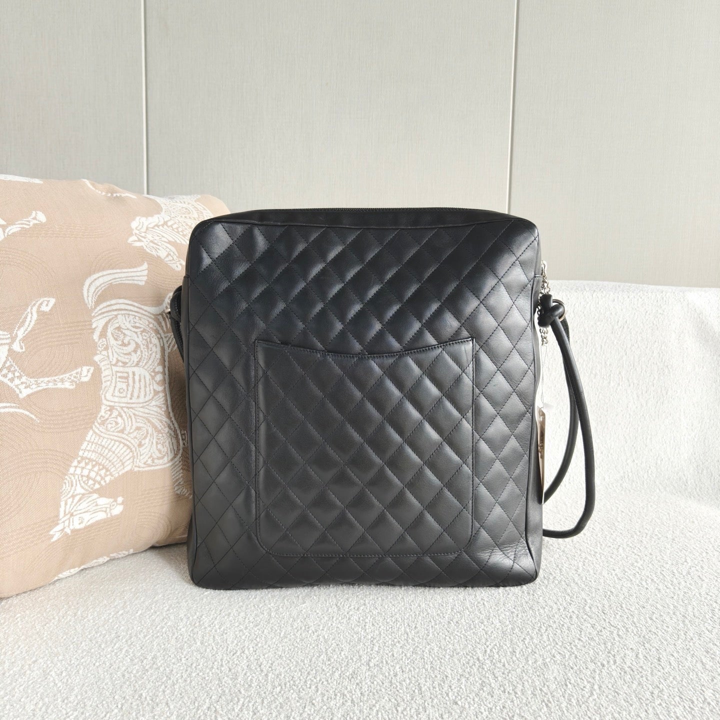 Chanel - Cambon Camera Bag - Cowhide leather - Black - (large)