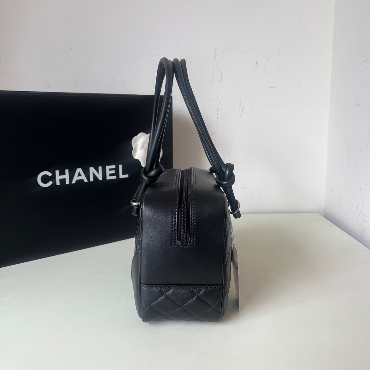 Chanel - Cambon - Patent leather - Black - (small)