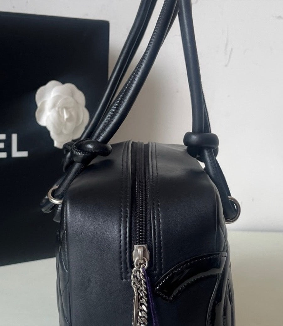 Chanel - Cambon - Patent leather - Black - (small)