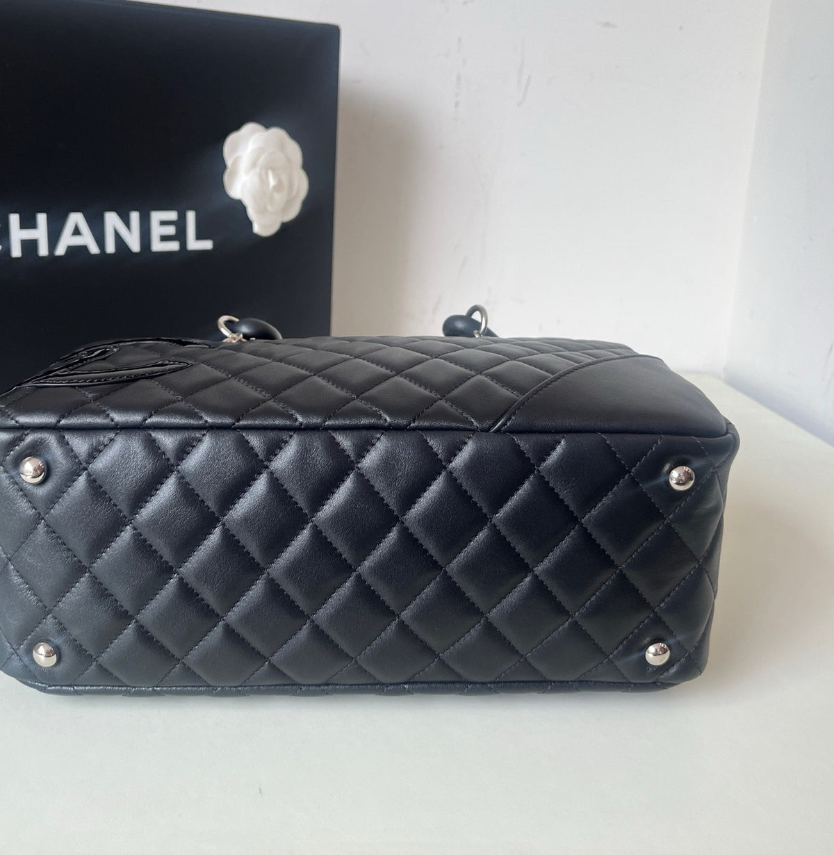 Chanel - Cambon - Patent leather - Black - (small)