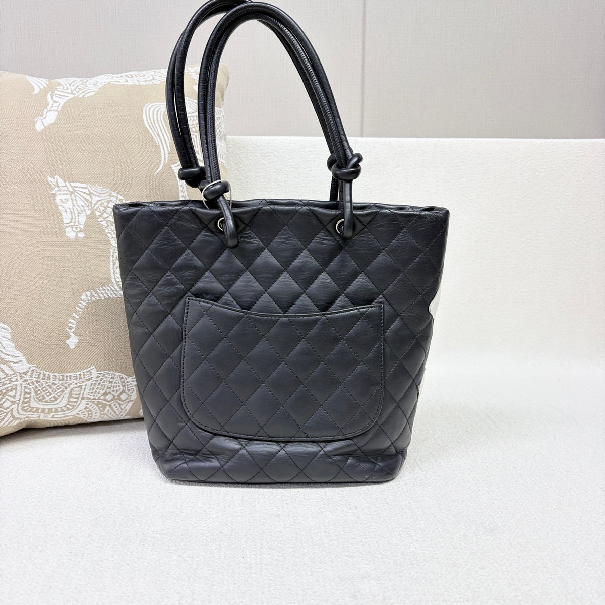 Chanel - Cambon Tote Bag - Leather - Multicolour - (Small)