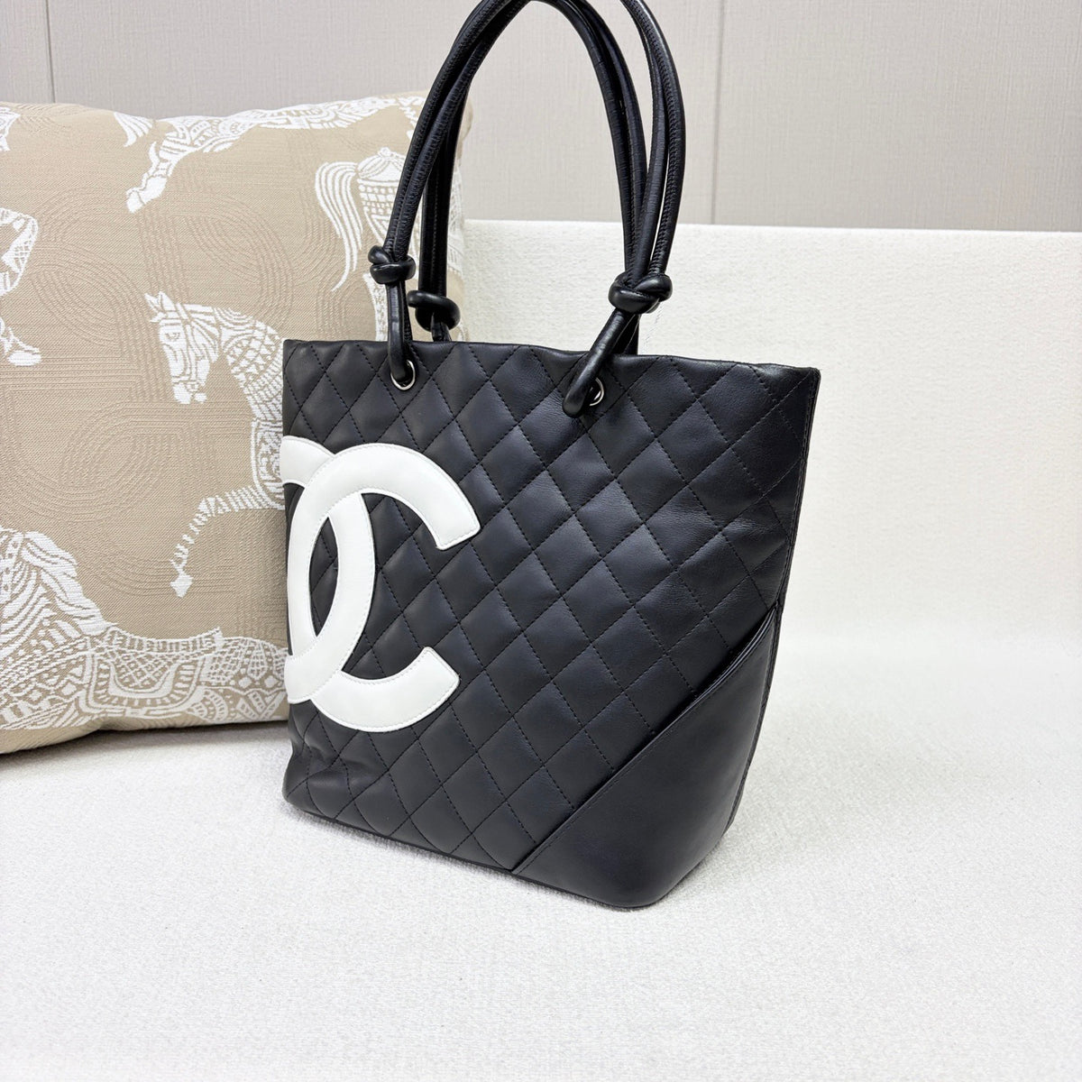 Chanel - Cambon Tote Bag - Leather - Multicolour - (Small)