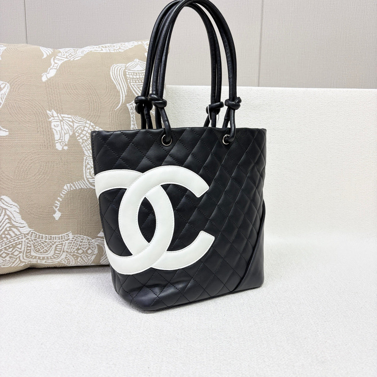 Chanel - Cambon Tote Bag - Leather - Multicolour - (Small)