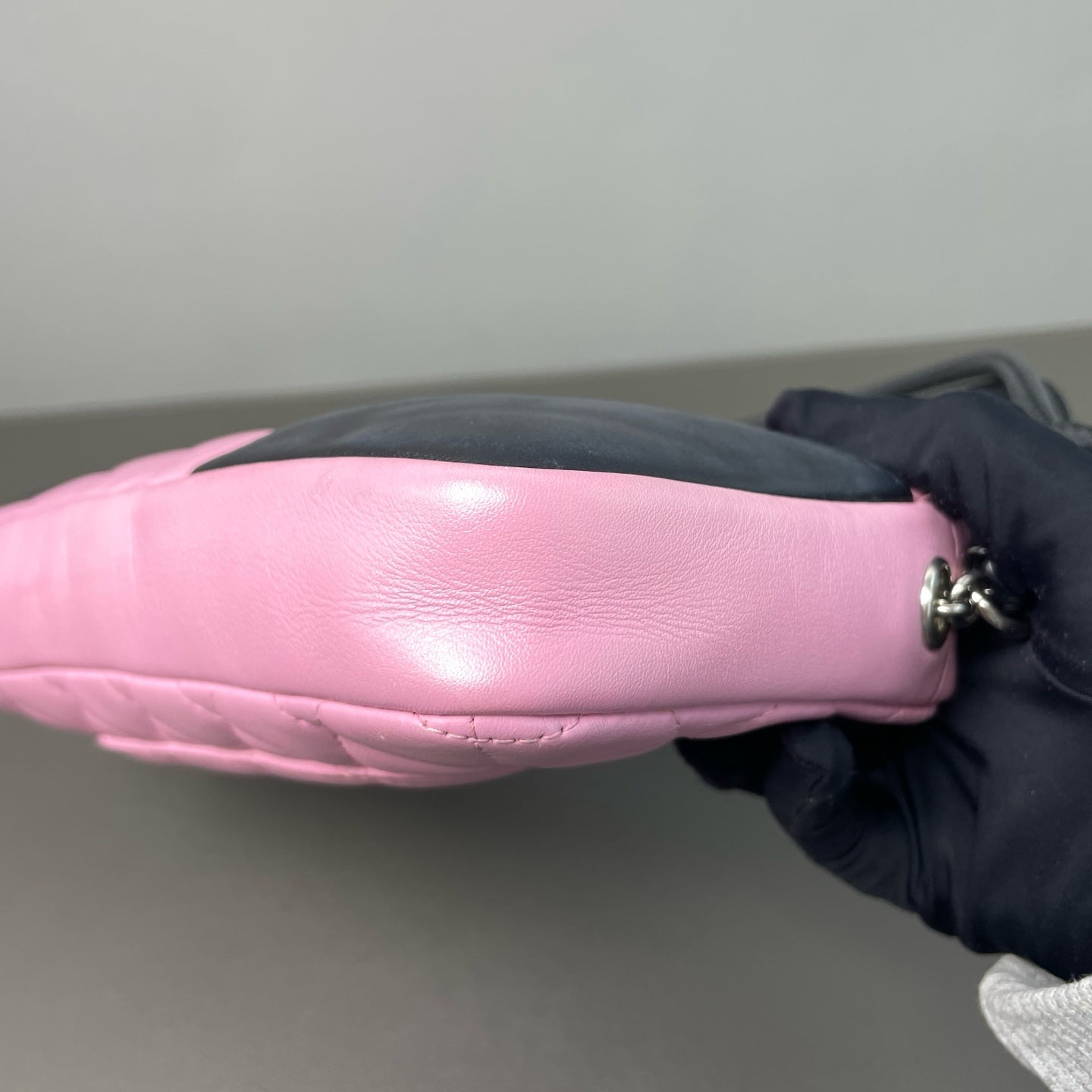 Chanel - Cambon Underarm Bag - Leather - Pink - (small)