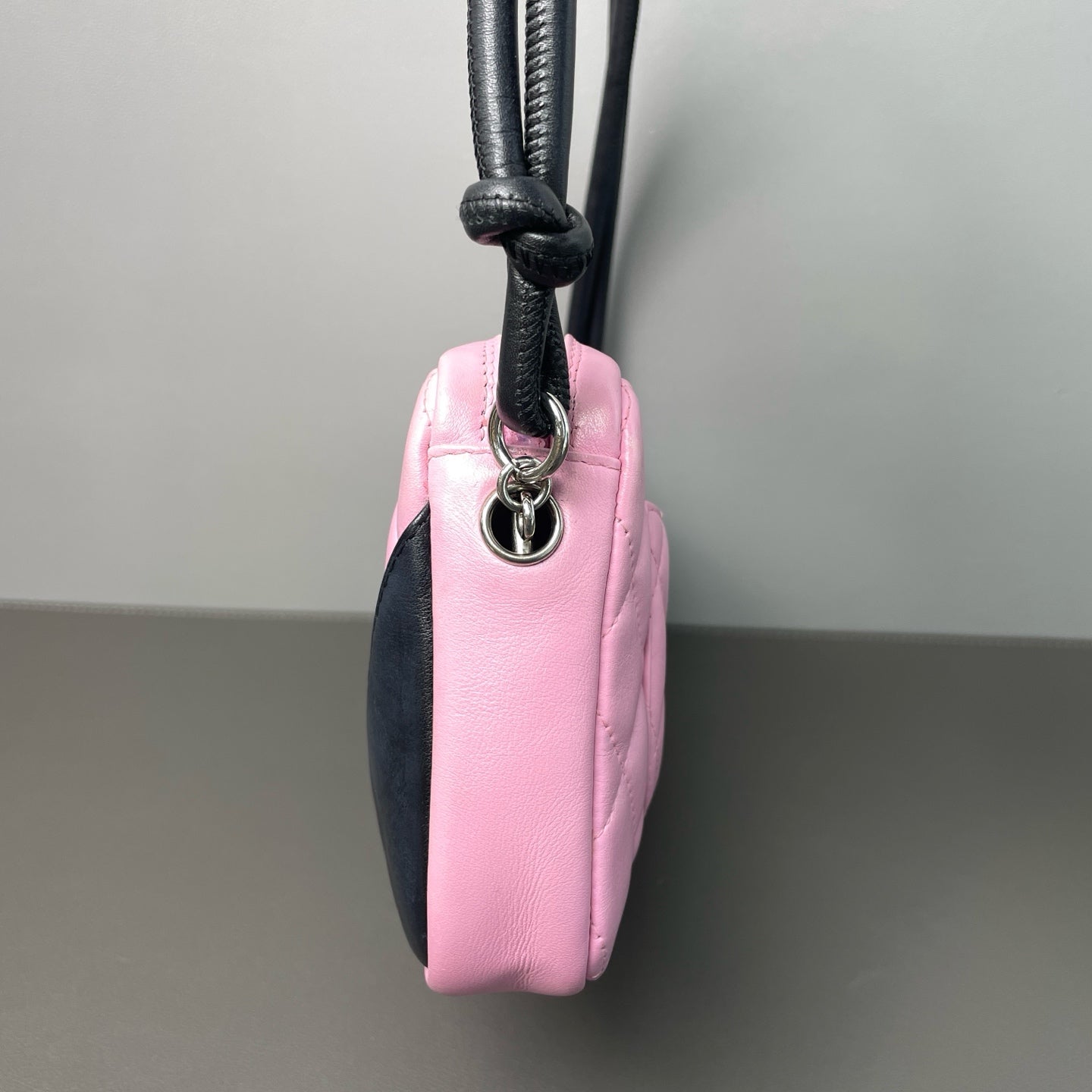 Chanel - Cambon Underarm Bag - Leather - Pink - (small)