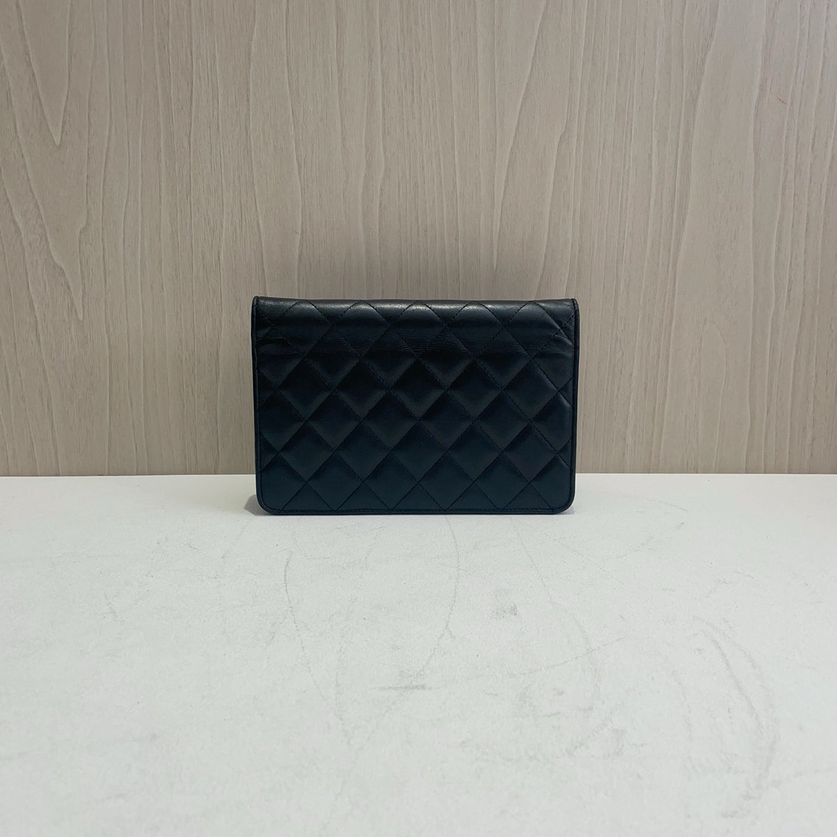 Chanel - Cambon Wallet on Chain - Leather - Black - (small)