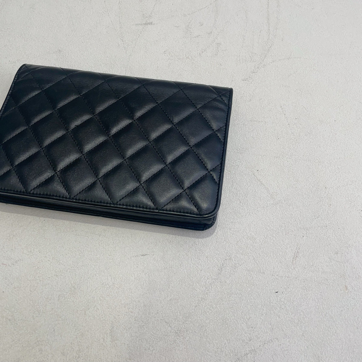 Chanel - Cambon Wallet on Chain - Leather - Black - (small)