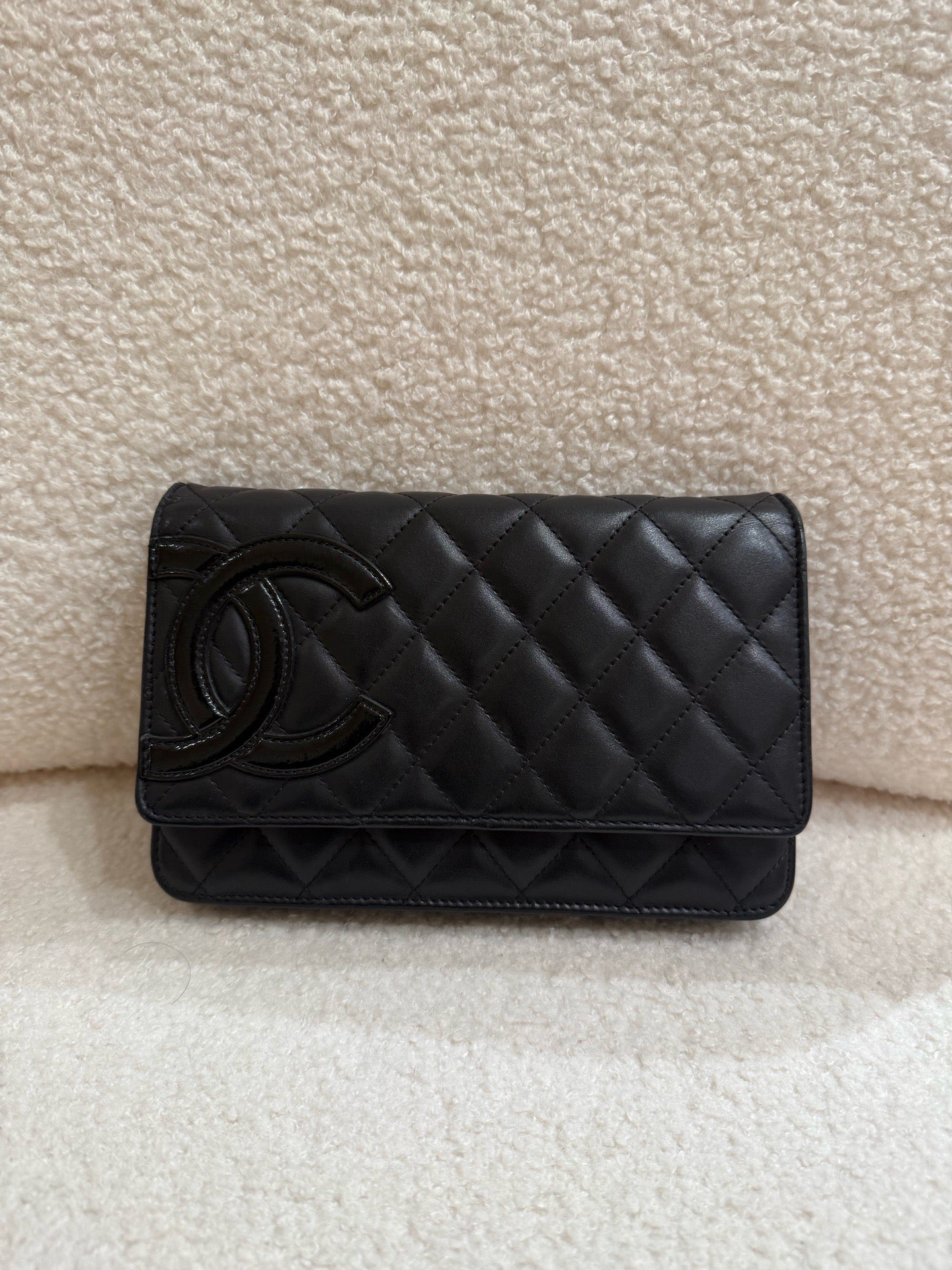Chanel - Cambon WOC - Lambskin leather - Black - (mini)