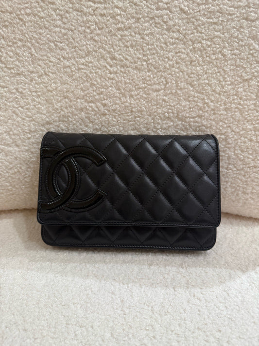 Chanel - Cambon WOC - Lambskin leather - Black - (mini)